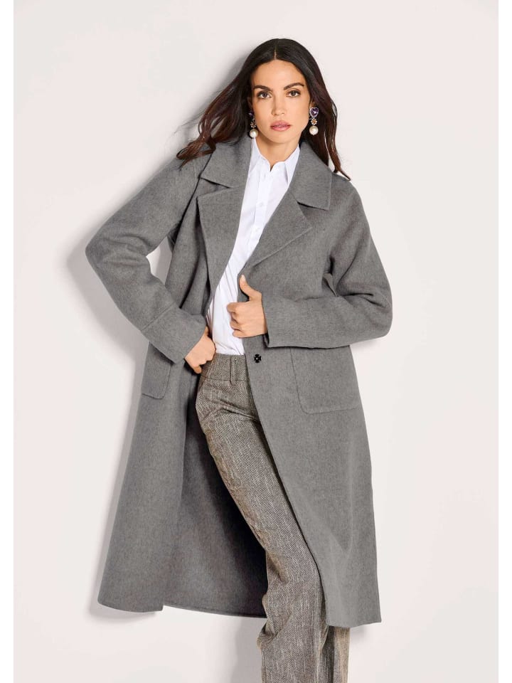 MADELEINE Двустороннее пальто с кашемиром, серо-бежевого цвета / меланж
MADELEINE Двустороннее пальто с кашемиром, серо-бежевого цвета / меланж