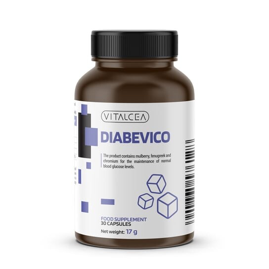 Vitalcea Diabevico, Добавка сахара в крови, 30 капсул. Inna
Vitalcea Diabevico, Добавка сахара в крови, 30 капсул. Inna