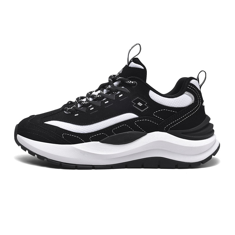 LOTTO Амортизирующие противоскользящие и износостойкие низкие массивные кроссовки мужские черно-белые, цвет Black/White
LOTTO Амортизирующие противоскользящие и износостойкие низкие массивные кроссовки мужские черно-белые, цвет Black/White