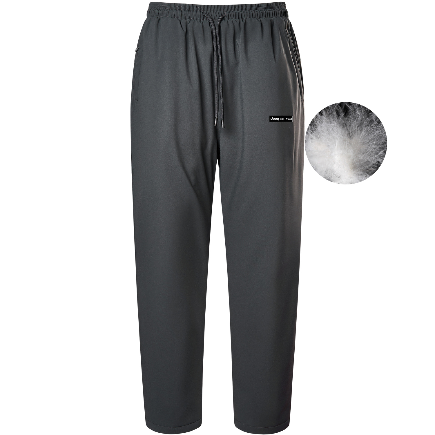 Пуховые штаны унисекс Jeep, темно-серый
Пуховые штаны унисекс Jeep, темно-серый