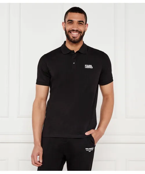 Футболка поло Regular fit Karl Lagerfeld, черный
Футболка поло Regular fit Karl Lagerfeld, черный