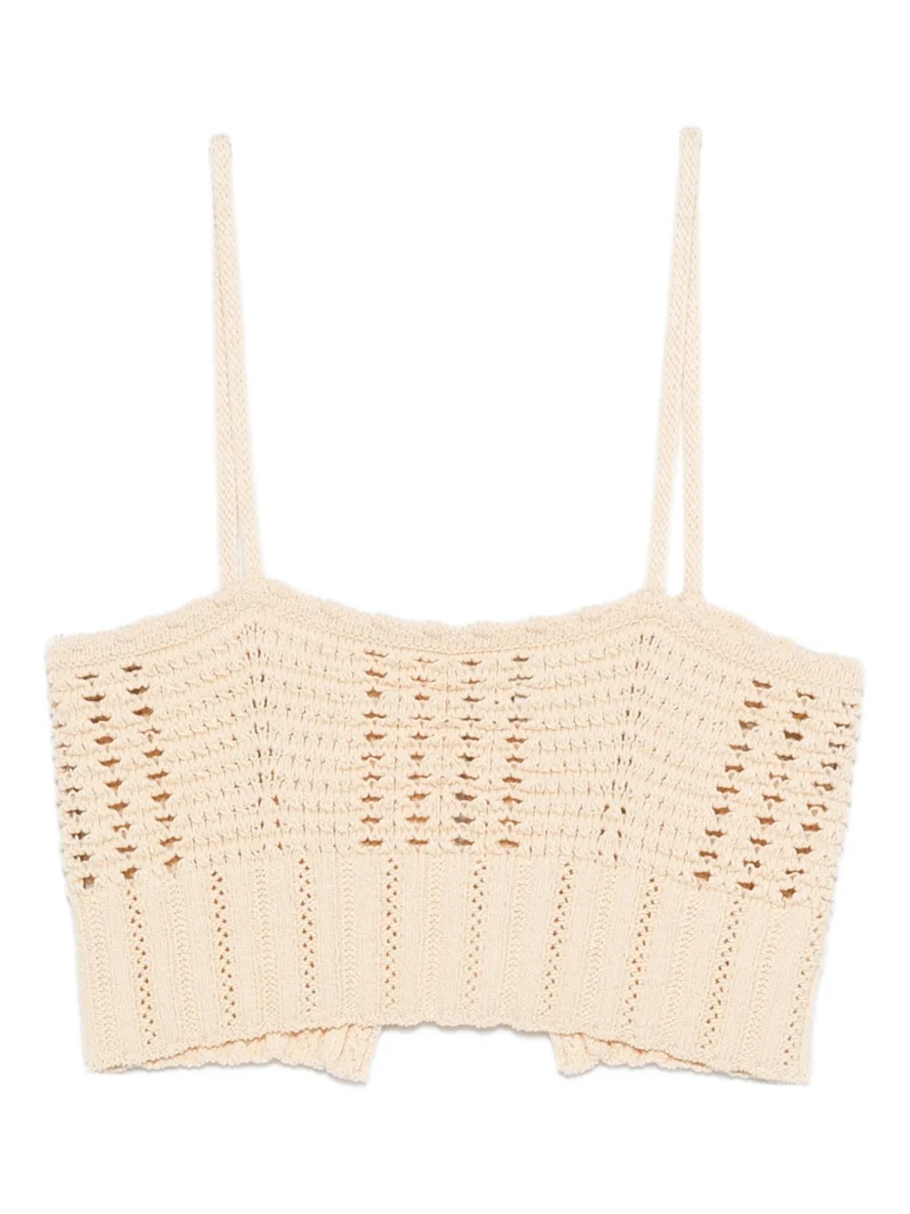 Укороченный трикотажный топ Forte Forte, бежевый
Укороченный трикотажный топ Forte Forte, бежевый