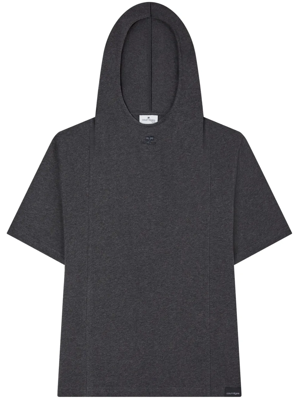 Футболка с капюшоном Courrèges, серый
Футболка с капюшоном Courrèges, серый