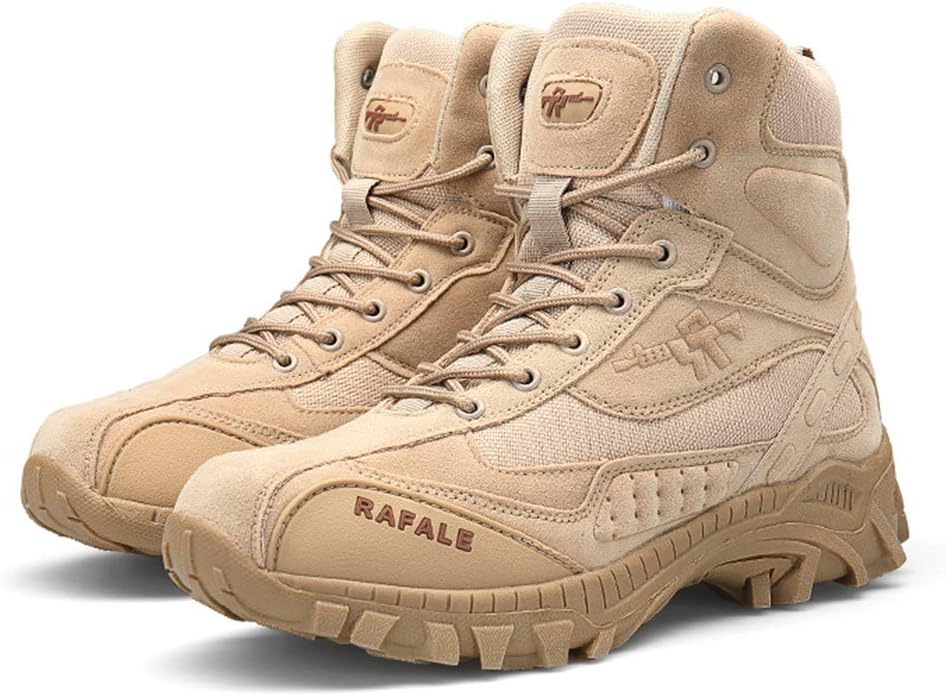 Мужские тактические ботинки, высокие десертные тактические тренировочные ботинки для активного отдыха и походов по бездорожью, военная обувь, черные - 47/UK12.5/US13 Jlfzc
Мужские тактические ботинки, высокие десертные тактические тренировочные ботинки для активного отдыха и походов по бездорожью, военная обувь, черные - 47/UK12.5/US13 Jlfzc