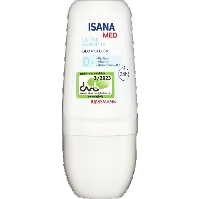 Дезодорант шариковый ультрачувствительный ISANA, 50 ml
Дезодорант шариковый ультрачувствительный ISANA, 50 ml