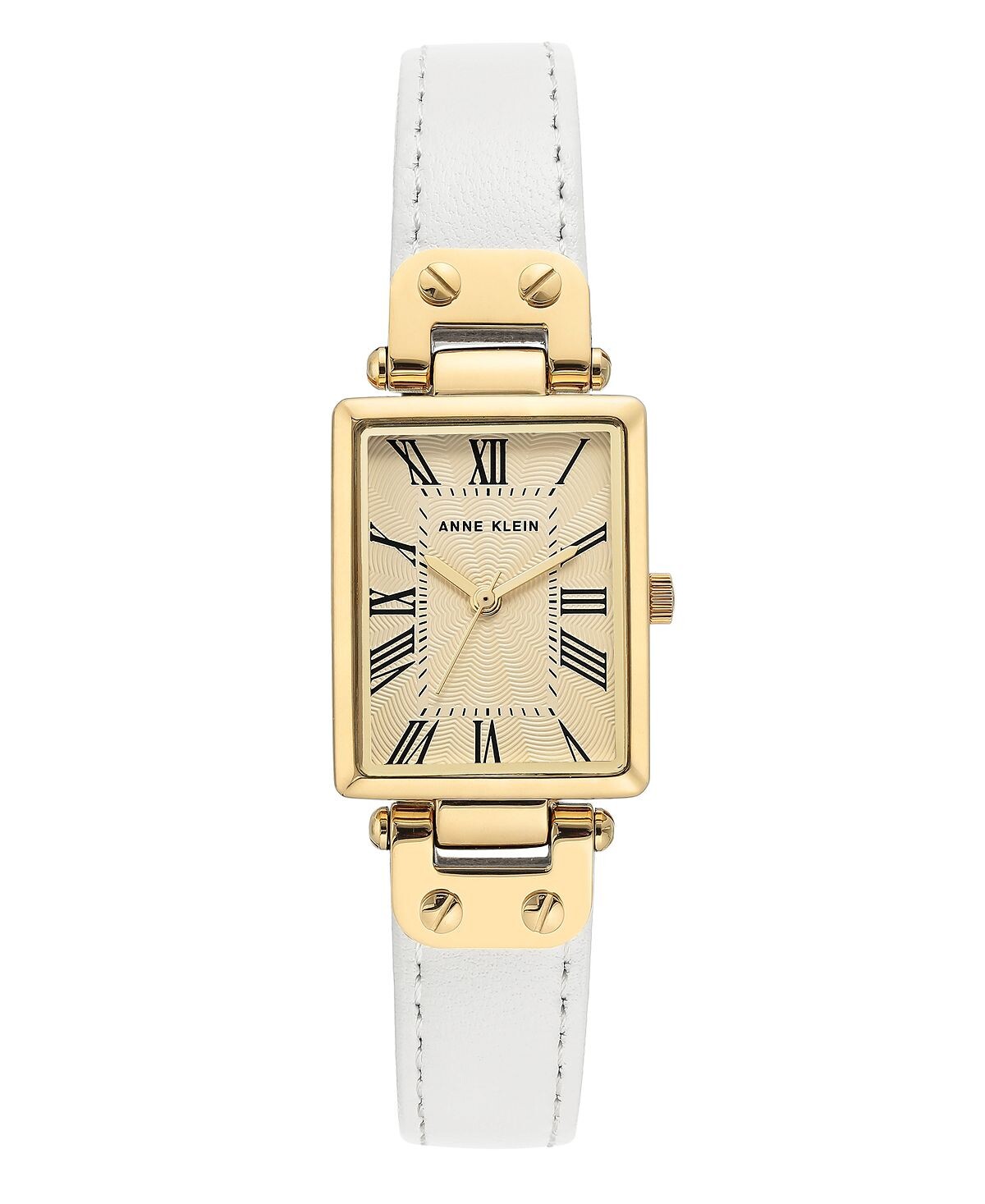 Часы с золотисто-белым кожаным ремешком, 21,5 мм Anne Klein
Часы с золотисто-белым кожаным ремешком, 21,5 мм Anne Klein