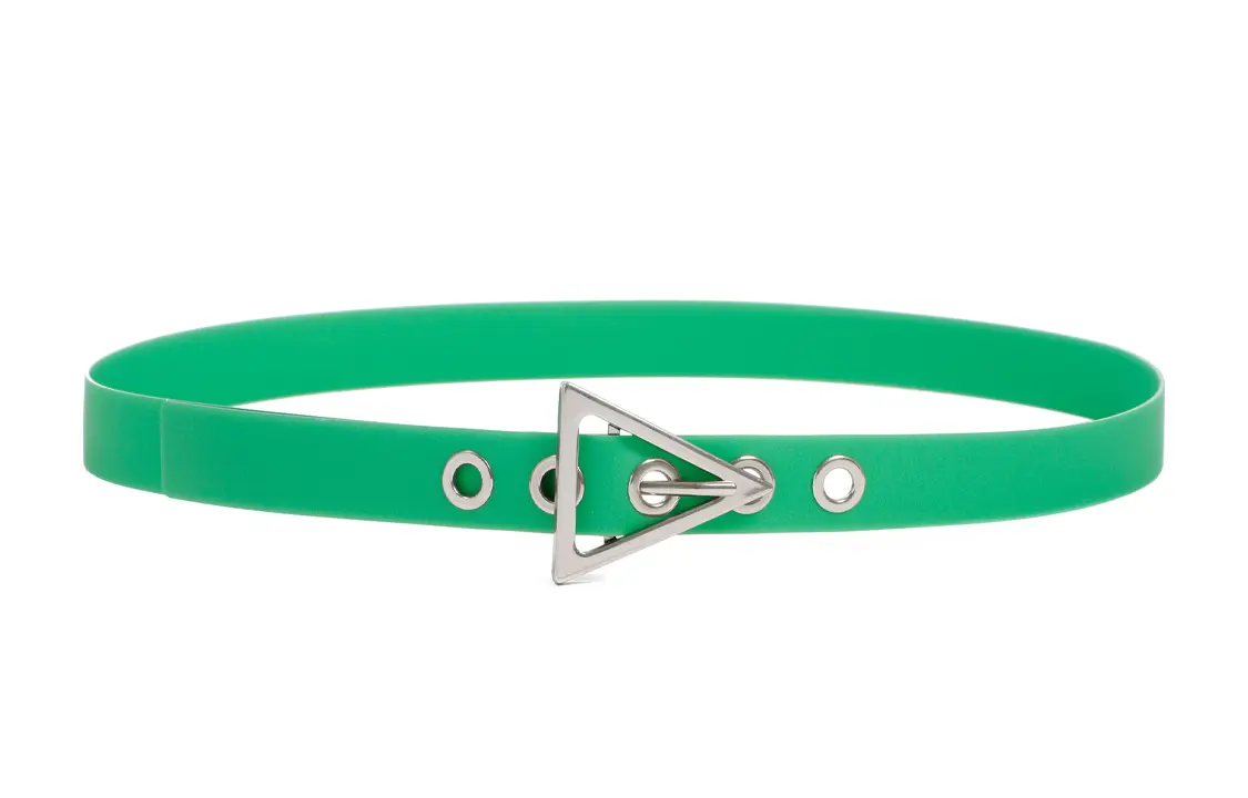 Bottega Veneta Треугольный ремень с логотипом и резиновой пряжкой, Green
Bottega Veneta Треугольный ремень с логотипом и резиновой пряжкой, Green