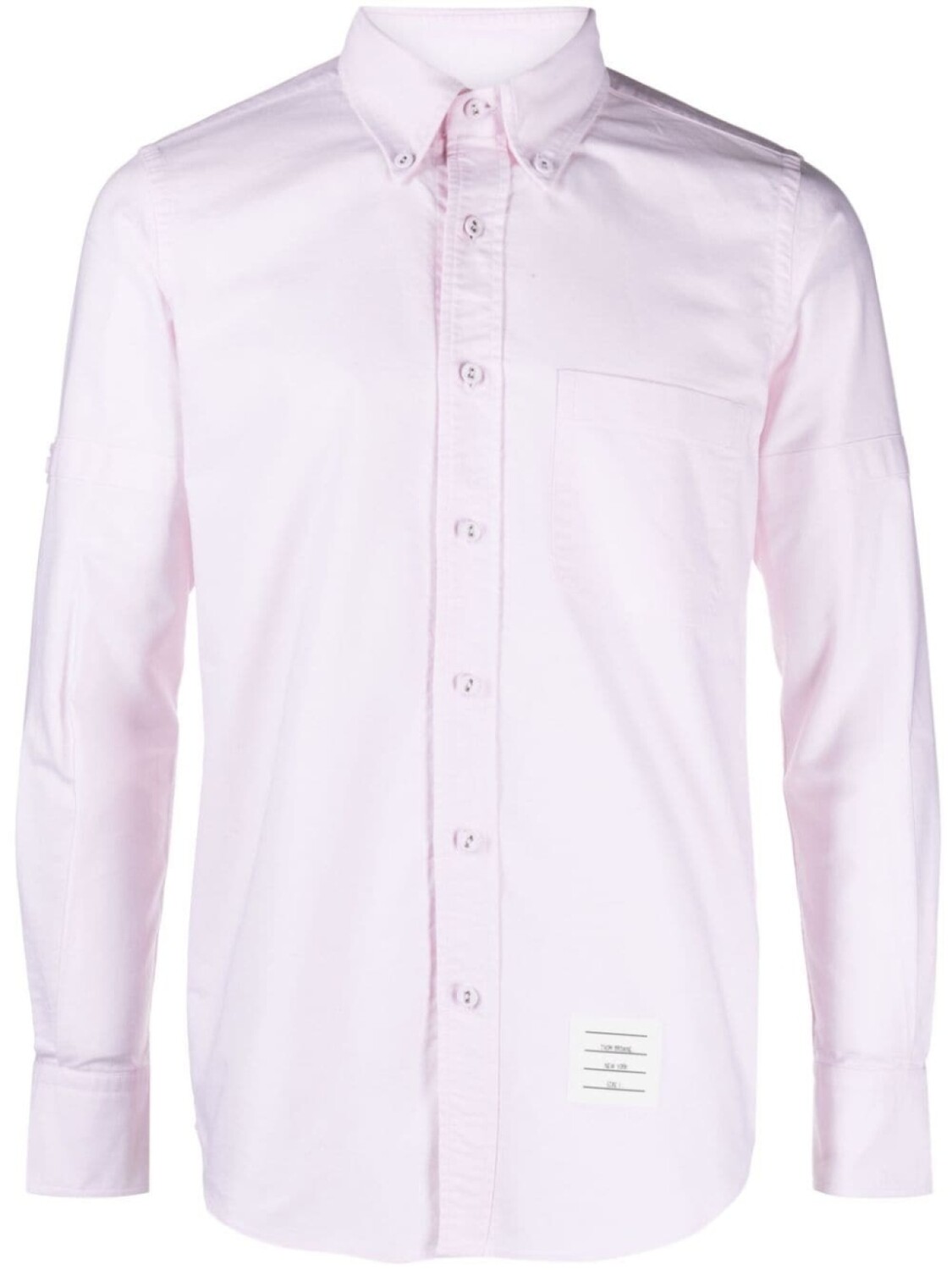 Thom Browne рубашка с нашивкой-логотипом, розовый
Thom Browne рубашка с нашивкой-логотипом, розовый