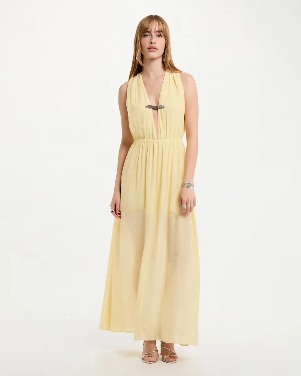 Длинное прямое платье Morgan, желтый
Длинное прямое платье Morgan, желтый