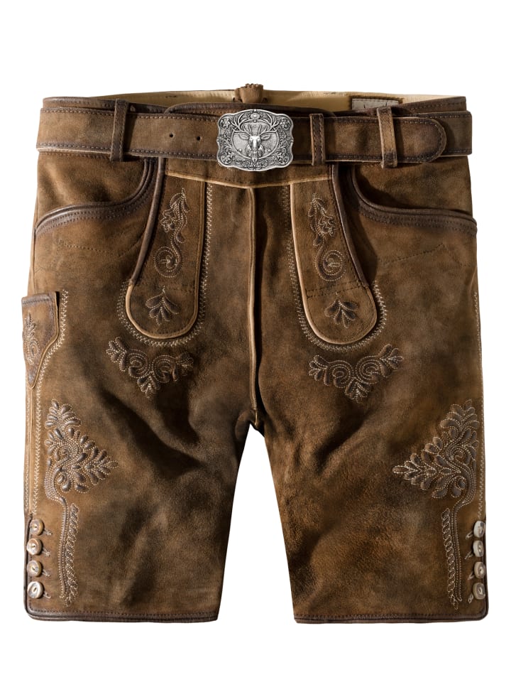 Stockerpoint Кожаные брюки "Bertl" натурального цвета с эффектом потертости
Stockerpoint Кожаные брюки "Bertl" натурального цвета с эффектом потертости