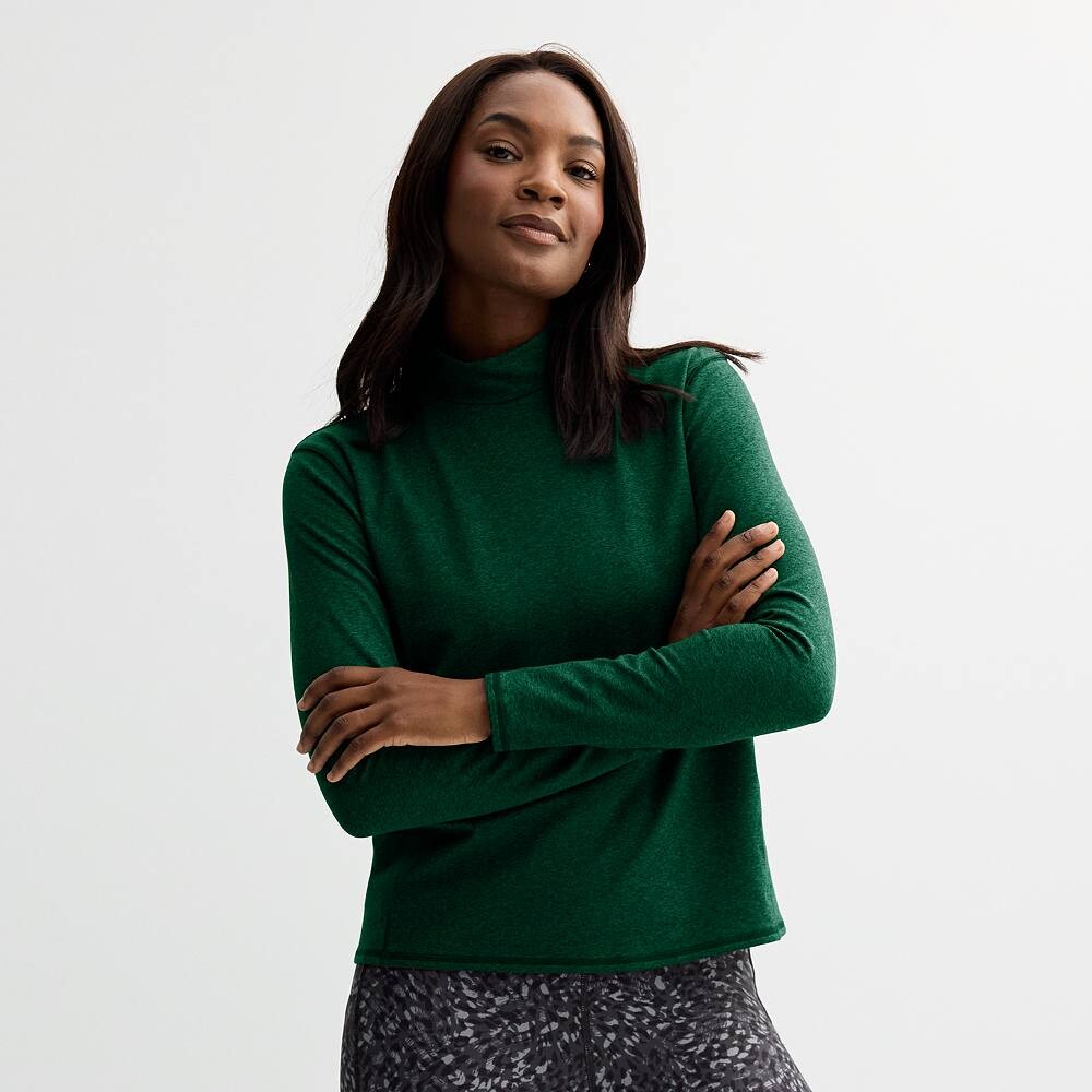 Женская теплая футболка с воротником-стойкой Tek Gear, цвет Rugged Green
Женская теплая футболка с воротником-стойкой Tek Gear, цвет Rugged Green