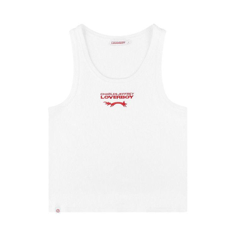 Топ Charles Jeffrey Loverboy Knitted Logo Tank, White
Топ Charles Jeffrey Loverboy Knitted Logo Tank, White
