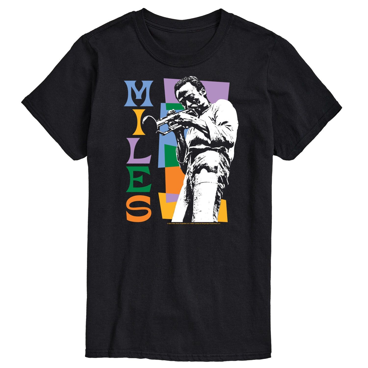 Футболка Big & Tall Miles Davis с цветными блоками Licensed Character, черный
Футболка Big & Tall Miles Davis с цветными блоками Licensed Character, черный