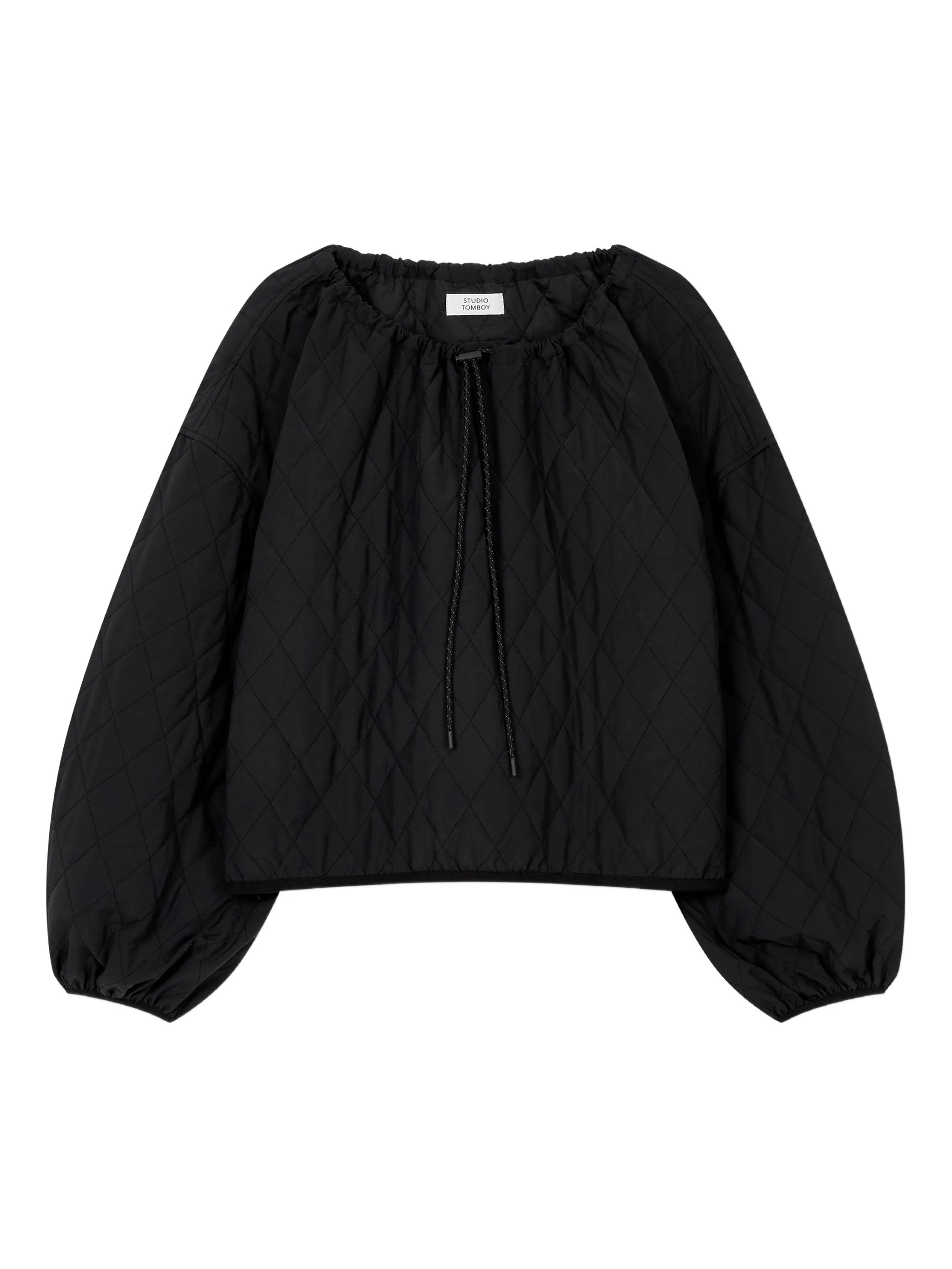 Стеганый топ с завязками на шее Studio Tomboy, черный
Стеганый топ с завязками на шее Studio Tomboy, черный