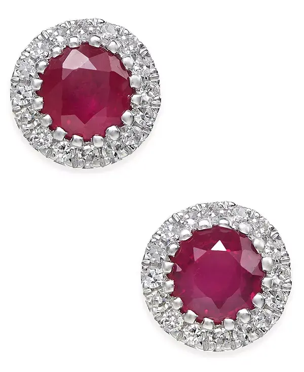 Серьги-Гвоздики с сапфирами (5/8 карата) и бриллиантами (1/10 карата) из 14-каратного белого золота (также доступны с рубинами и изумрудами) Macy'S, ruby
Серьги-Гвоздики с сапфирами (5/8 карата) и бриллиантами (1/10 карата) из 14-каратного белого золота (также доступны с рубинами и изумрудами) Macy'S, ruby