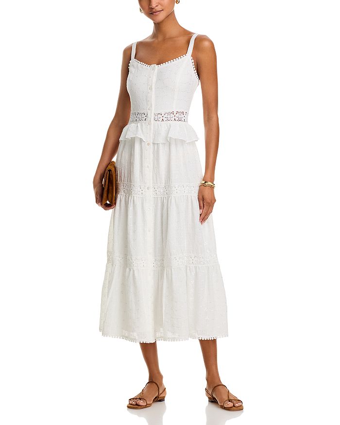 Платье с цветочным принтом - эксклюзив AQUA, белый
Платье с цветочным принтом - эксклюзив AQUA, белый