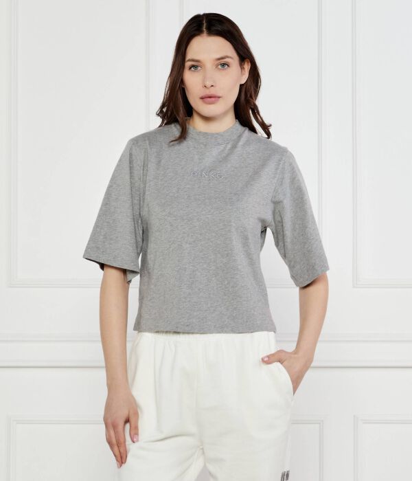 Футболка Ниамей Regular fit Pinko, серый 
Футболка Ниамей Regular fit Pinko, серый