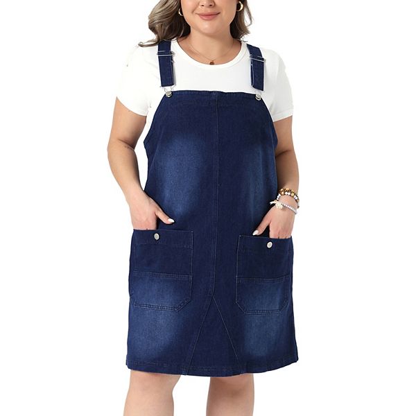 Женские джинсовые комбинезоны больших размеров с регулируемыми лямками, юбки-нагрудники, платья-джинсы с карманами Agnes Orinda, Dark Blue
Женские джинсовые комбинезоны больших размеров с регулируемыми лямками, юбки-нагрудники, платья-джинсы с карманами Agnes Orinda, Dark Blue