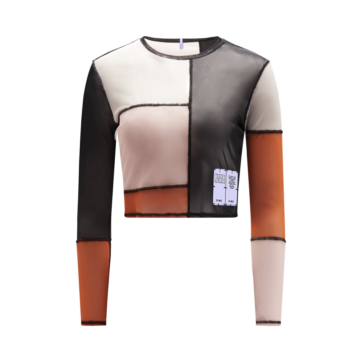 MCQ Сетчатая футболка с длинными рукавами, Многоцветная
MCQ Сетчатая футболка с длинными рукавами, Многоцветная