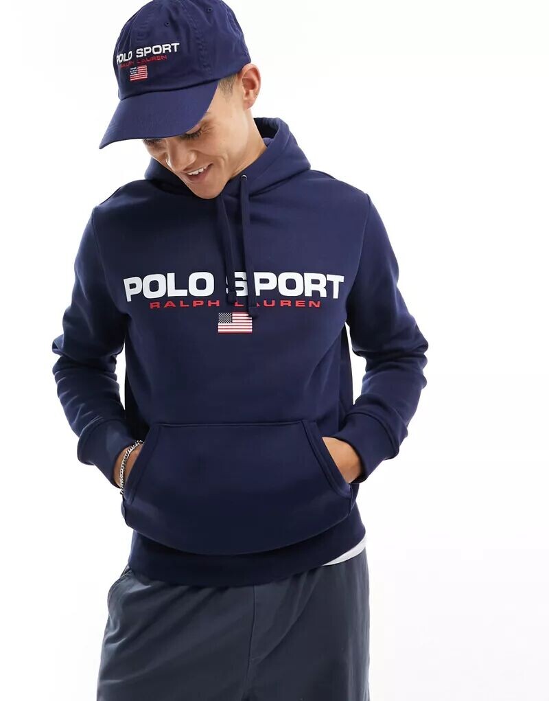 Темно-синяя спортивная капсульная худи Polo Ralph Lauren
Темно-синяя спортивная капсульная худи Polo Ralph Lauren