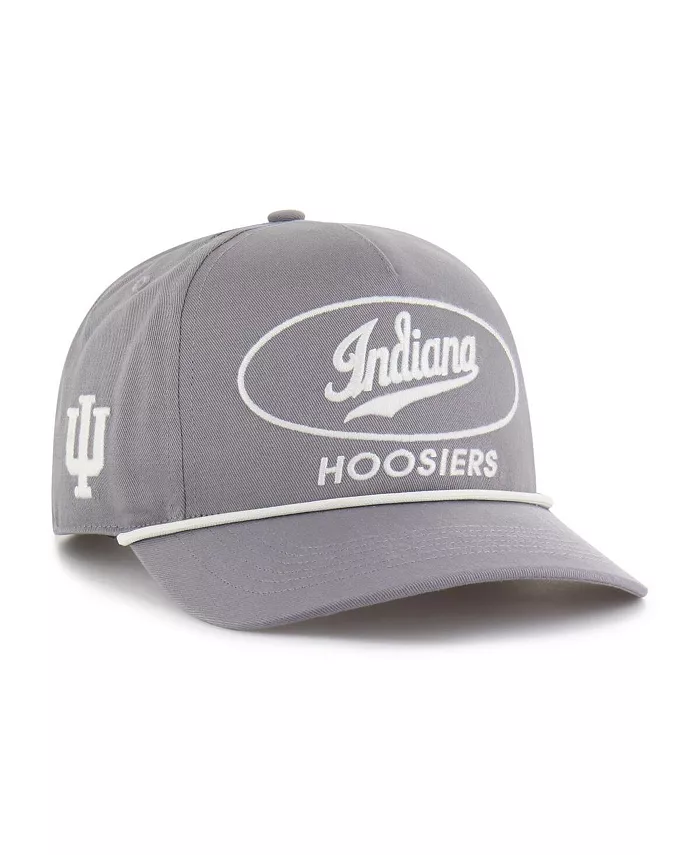 Мужская серая кепка Indiana Hoosiers Contemporary Basics Foundational Rope Hitch Adjustable Hat '47 Brand
Мужская серая кепка Indiana Hoosiers Contemporary Basics Foundational Rope Hitch Adjustable Hat '47 Brand