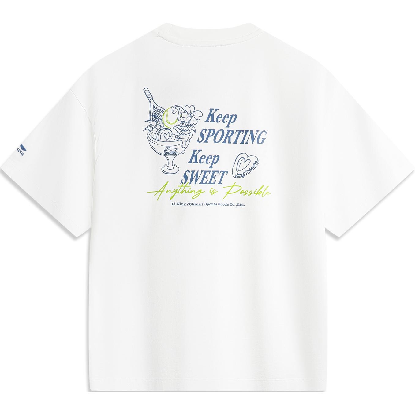 Футболка женская из коллекции Sports Life, молочно-белая Lining
Футболка женская из коллекции Sports Life, молочно-белая Lining