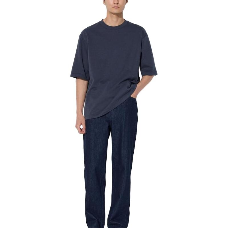 Футболка унисекс темно-синяя Uniqlo, темно-синий
Футболка унисекс темно-синяя Uniqlo, темно-синий