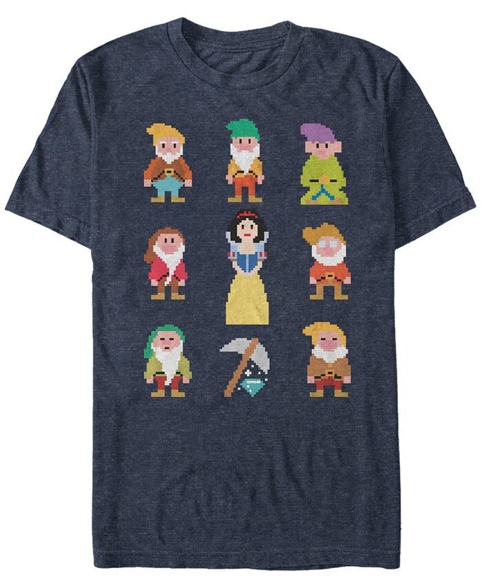 Мужская футболка с короткими рукавами Disney Snow White Pixelated Dwarf Crew Fifth Sun, синий
Мужская футболка с короткими рукавами Disney Snow White Pixelated Dwarf Crew Fifth Sun, синий