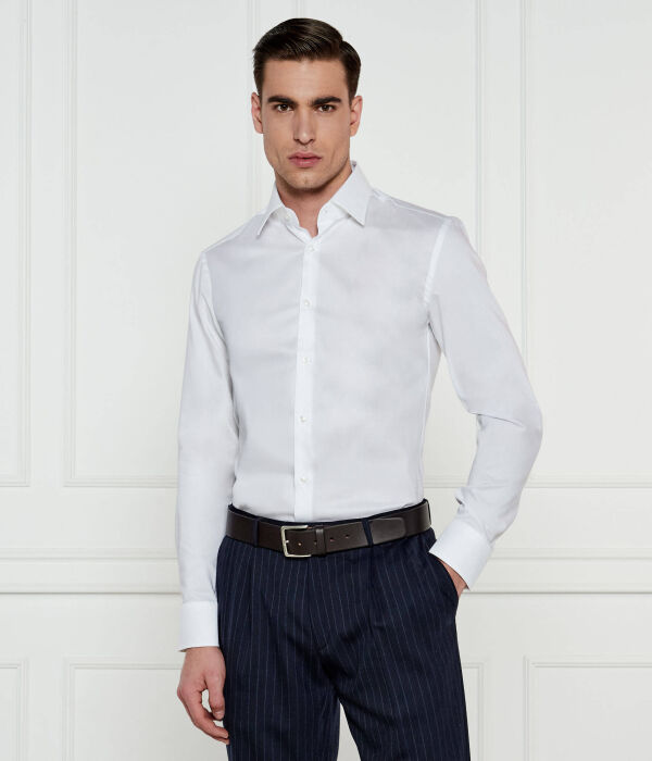 Рубашка мужская Boss хлопковая классическая, белый
Рубашка мужская Boss хлопковая классическая, белый