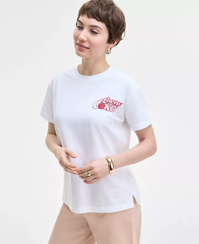 Женская футболка с принтом Cherry Coke On 34th, белый
Женская футболка с принтом Cherry Coke On 34th, белый
