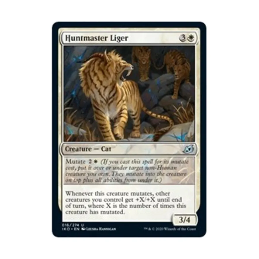 CCG Мастер-охотник Лигер (U), MTG - Ikoria - Lair of Behemoths
CCG Мастер-охотник Лигер (U), MTG - Ikoria - Lair of Behemoths