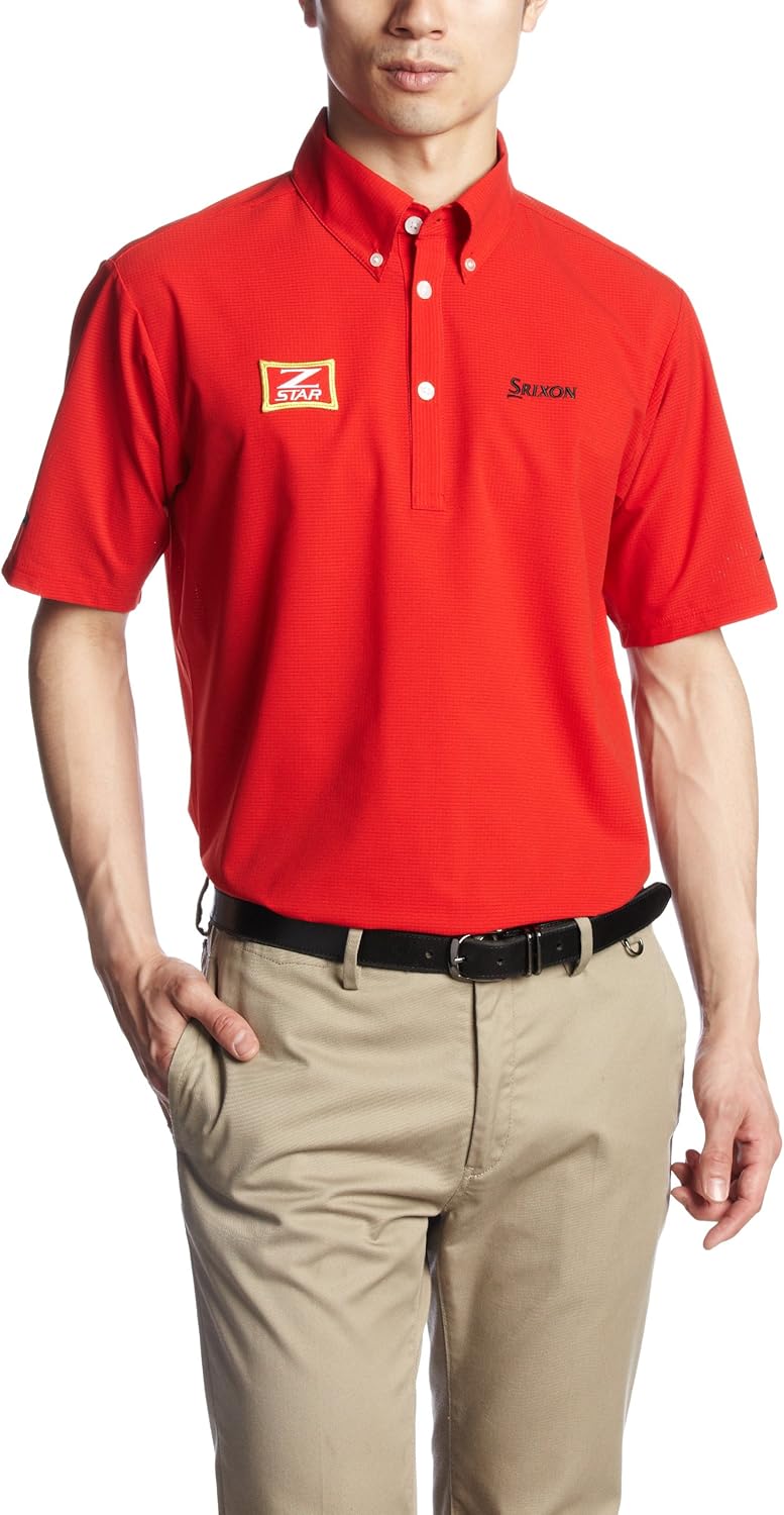 Легкая дезодорирующая именная рубашка-поло Srixon 3D Z Star, красный
Легкая дезодорирующая именная рубашка-поло Srixon 3D Z Star, красный