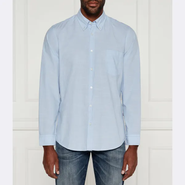 Rickert_M рубашка стандартного кроя Boss, синий
Rickert_M рубашка стандартного кроя Boss, синий