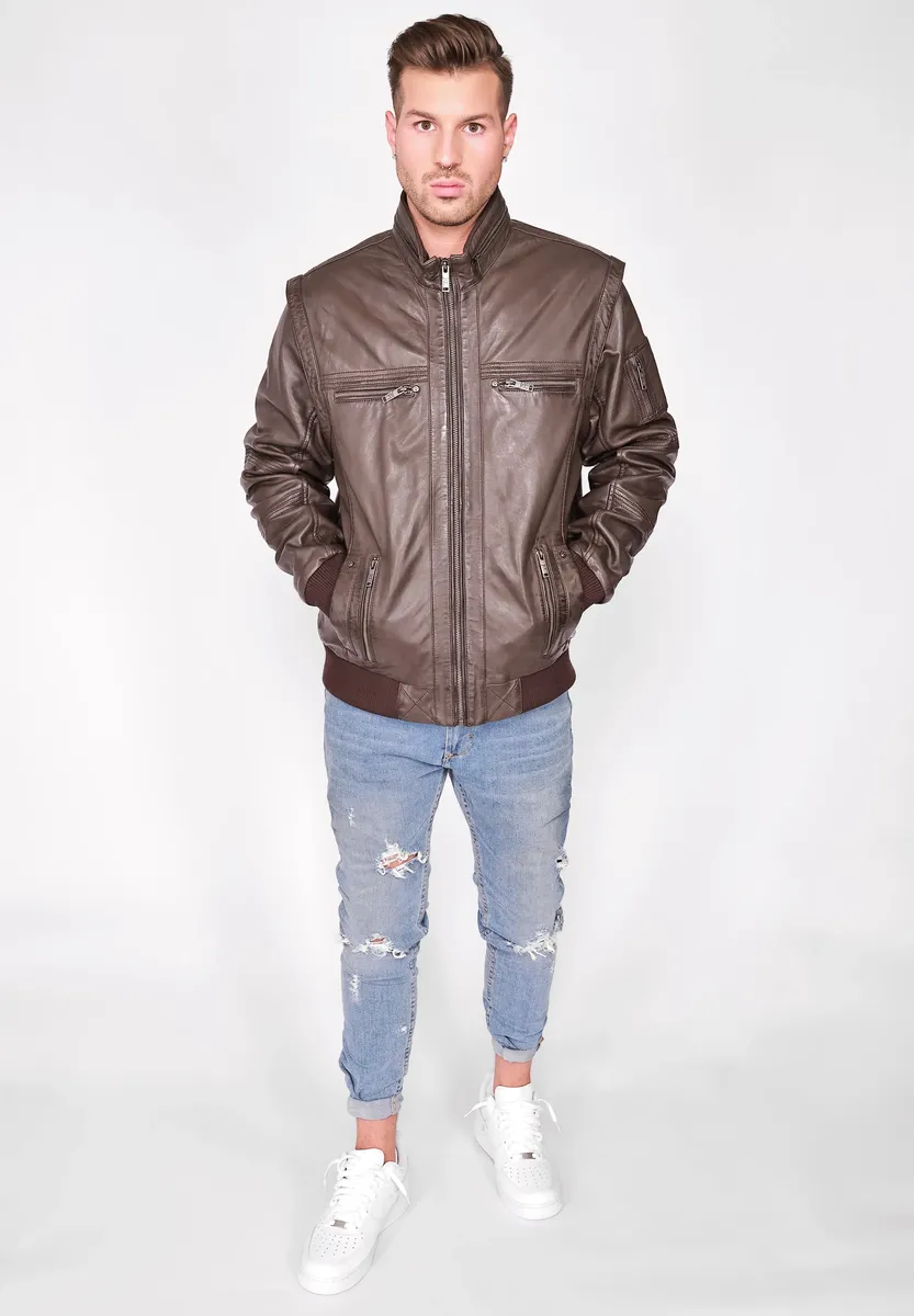 Кожаная куртка JCC "3102166", коричневый
Кожаная куртка JCC "3102166", коричневый