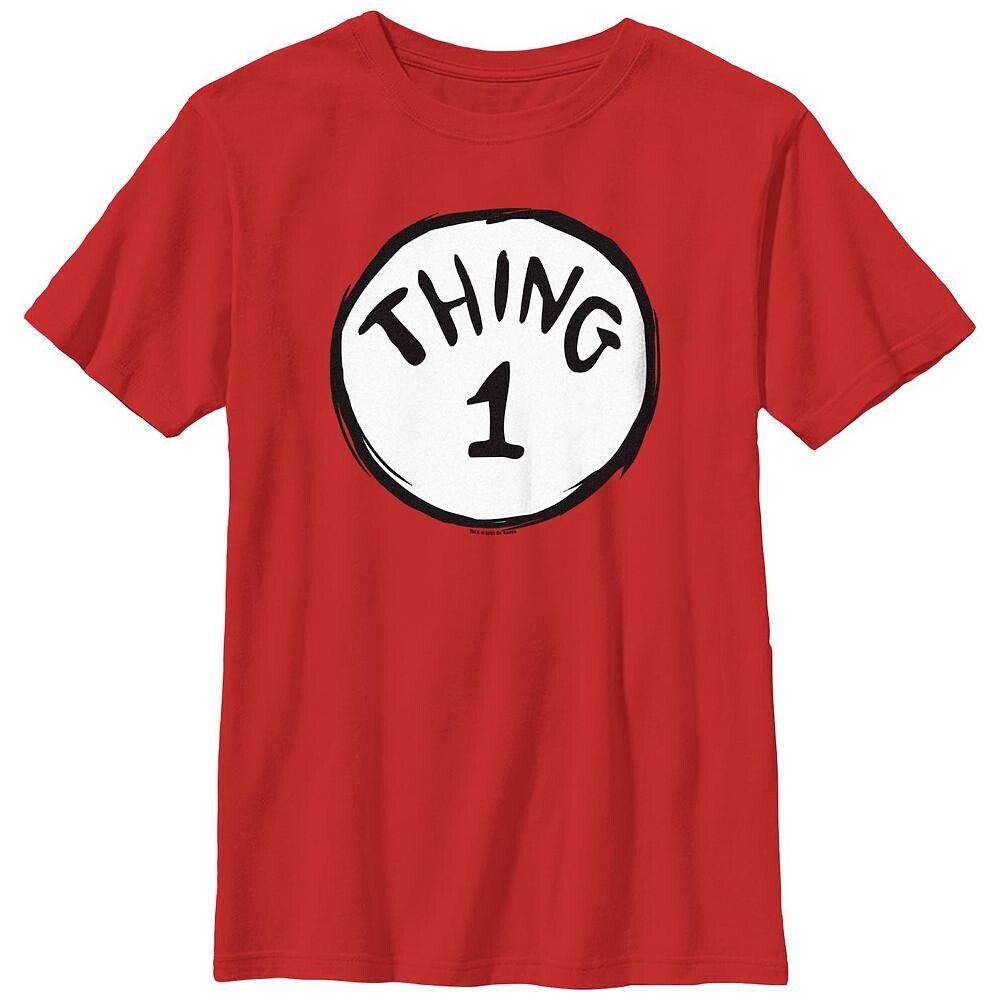 Футболка с рисунком Dr. Seuss Thing 1 для мальчиков 8–20 лет Licensed Character, красный
Футболка с рисунком Dr. Seuss Thing 1 для мальчиков 8–20 лет Licensed Character, красный