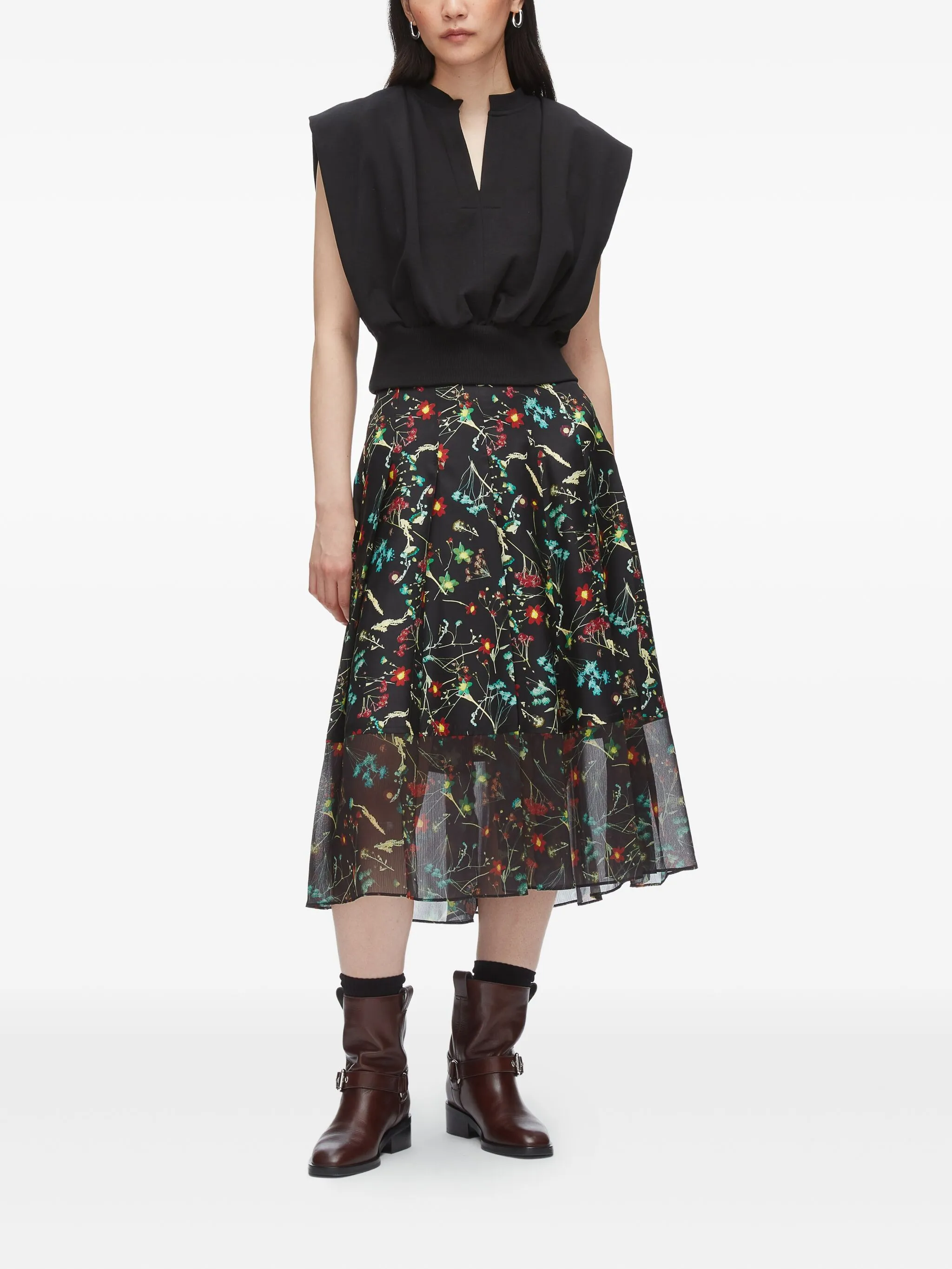 Юбка миди Bliss с цветочным принтом 3.1 Phillip Lim, черный
Юбка миди Bliss с цветочным принтом 3.1 Phillip Lim, черный