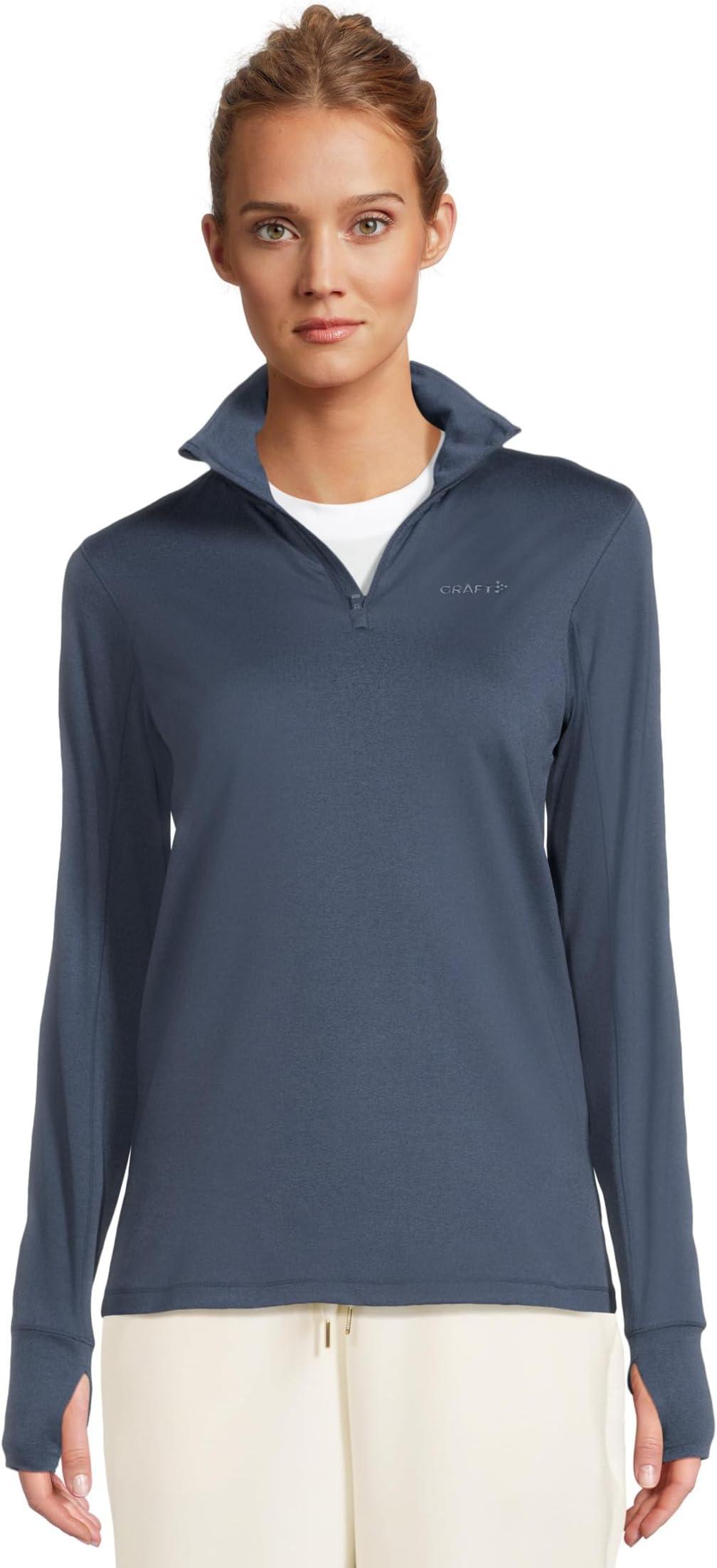 Женская блузка Flow с длинным рукавом и полумолнией Craft, North/Melange
Женская блузка Flow с длинным рукавом и полумолнией Craft, North/Melange