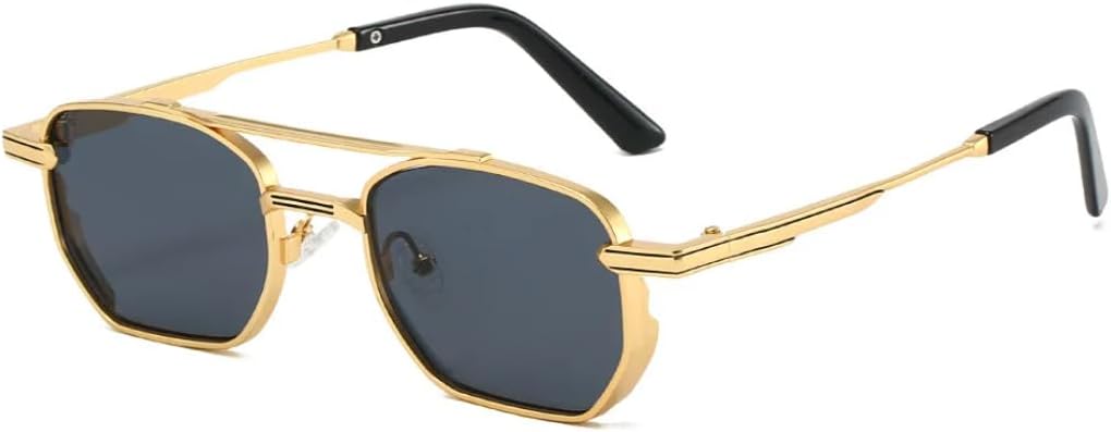 Ретро-солнцезащитные очки с двойным градиентом, квадратной формы, для женщин, роскошные, с металлической оправой, для активного отдыха, повседневные, для мужчин, с защитой от УФ-излучения UV400 UATXTAU, Golden Black
Ретро-солнцезащитные очки с двойным градиентом, квадратной формы, для женщин, роскошные, с металлической оправой, для активного отдыха, повседневные, для мужчин, с защитой от УФ-излучения UV400 UATXTAU, Golden Black