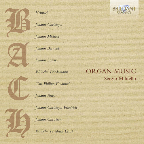 CD диск Bach, H. / Militello, Sergio: Organ Music
CD диск Bach, H. / Militello, Sergio: Organ Music