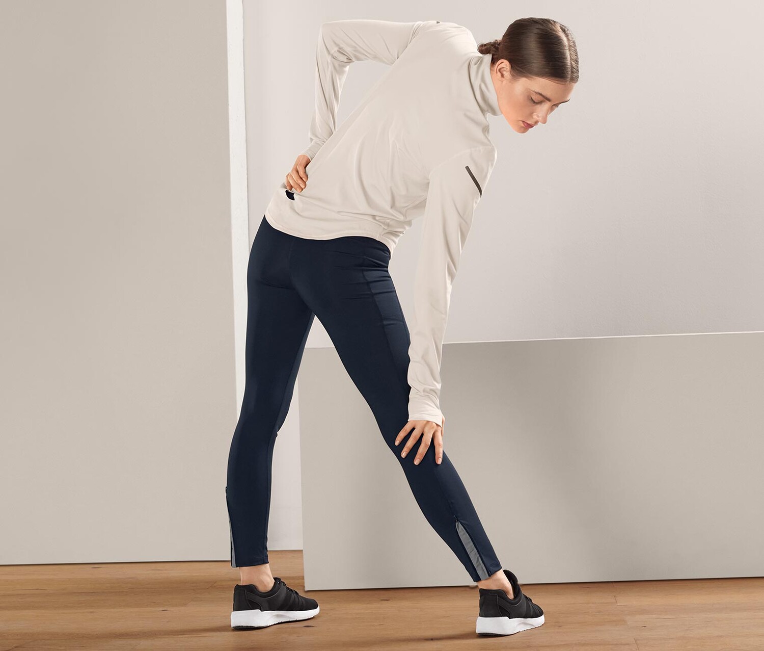 Термоколготки для бега Tchibo, темно-синий 
Термоколготки для бега Tchibo, темно-синий