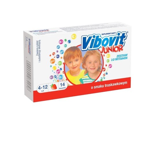 Vibovit Юниор, БАД, со вкусом клубники, 14 пакетиков
Vibovit Юниор, БАД, со вкусом клубники, 14 пакетиков