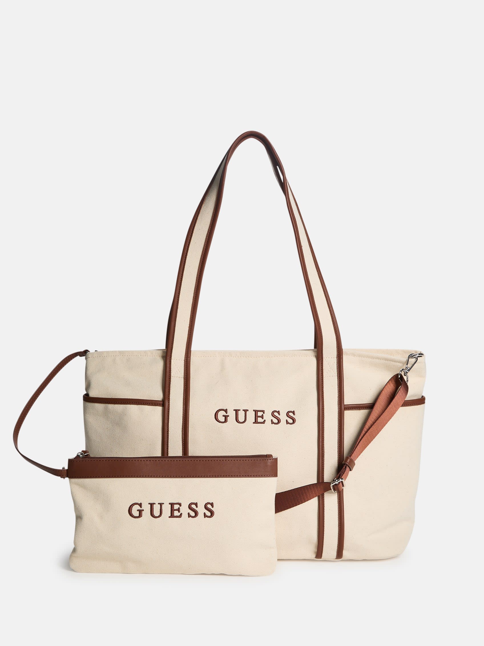 Холщовая сумка с логотипом Guess Factory, Natural
Холщовая сумка с логотипом Guess Factory, Natural