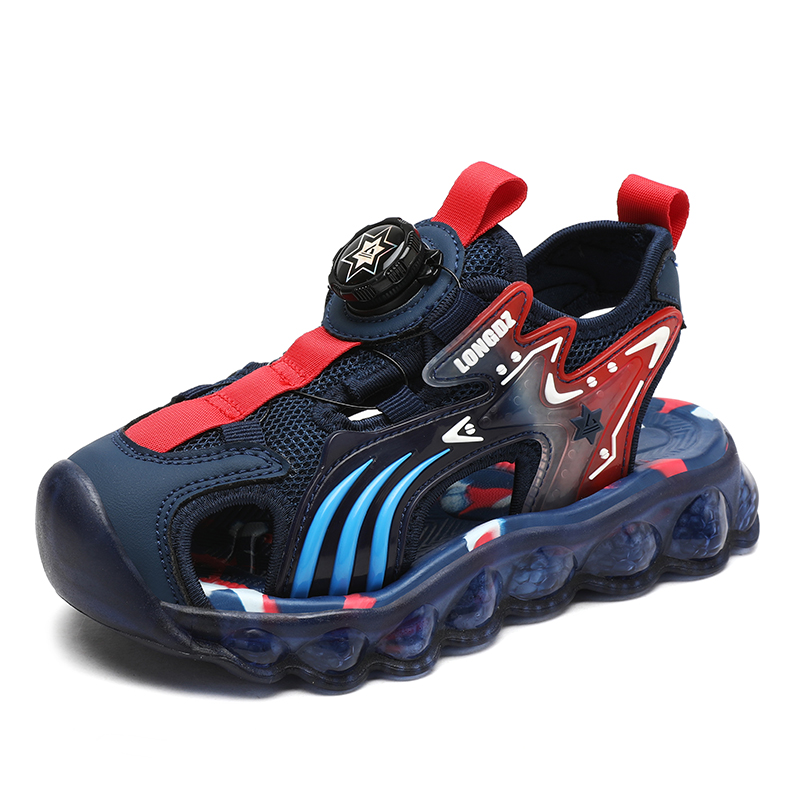 Легкие нескользящие детские сандалии для детей KUPE, синий/красный
Легкие нескользящие детские сандалии для детей KUPE, синий/красный