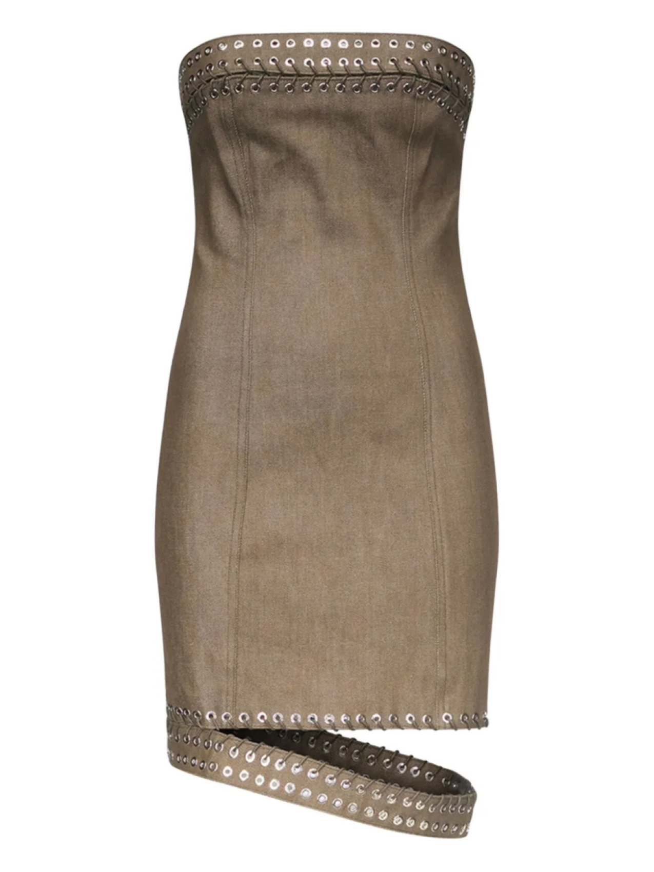 Мини-платье с люверсами Ludovic de Saint Sernin, коричневый
Мини-платье с люверсами Ludovic de Saint Sernin, коричневый