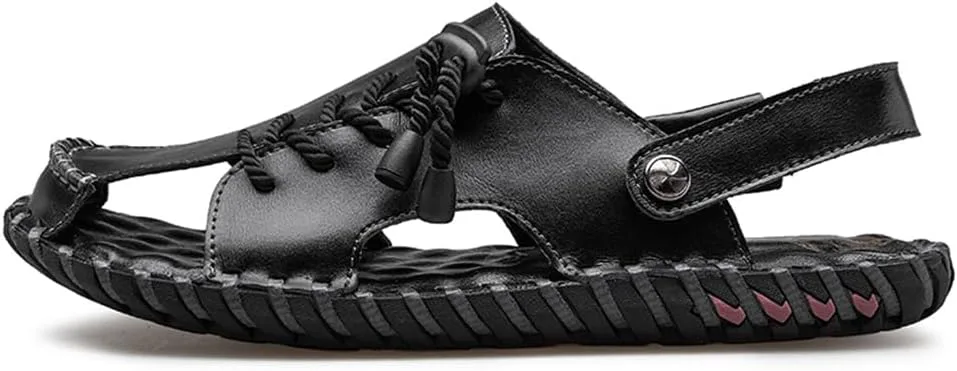 Men's Summer Handmade Leather Сандалии Casual Closed Toe Beach Fisherman Shoes Outdoor Sports Сандалии Abborora, черный
Men's Summer Handmade Leather Сандалии Casual Closed Toe Beach Fisherman Shoes Outdoor Sports Сандалии Abborora, черный