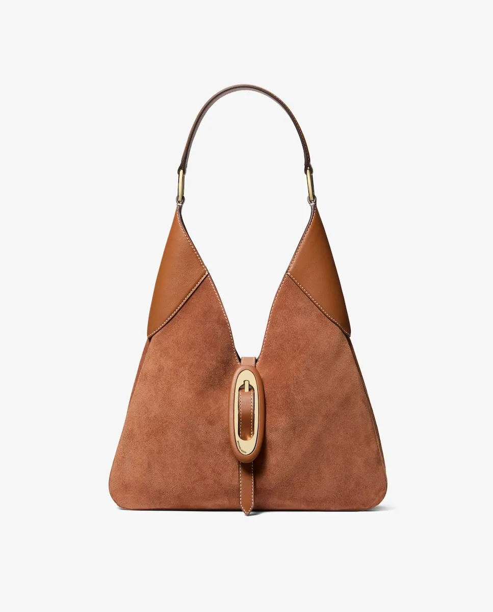 Cornelia Средняя замшевая сумка-хобо Michael Michael Kors, коричневый
Cornelia Средняя замшевая сумка-хобо Michael Michael Kors, коричневый