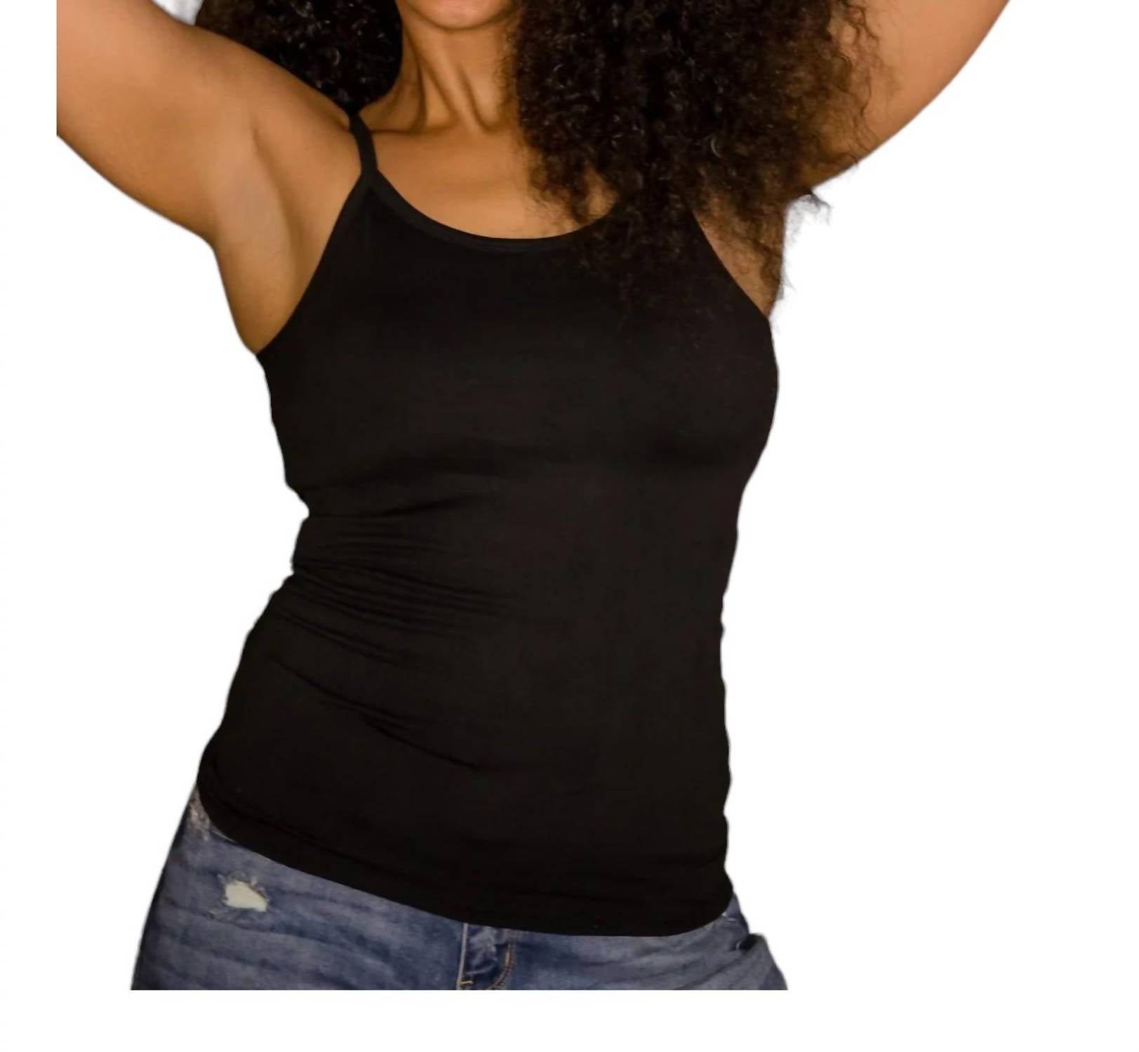 Черная майка Brami с бретельками-спагетти 123 Amore
Черная майка Brami с бретельками-спагетти 123 Amore