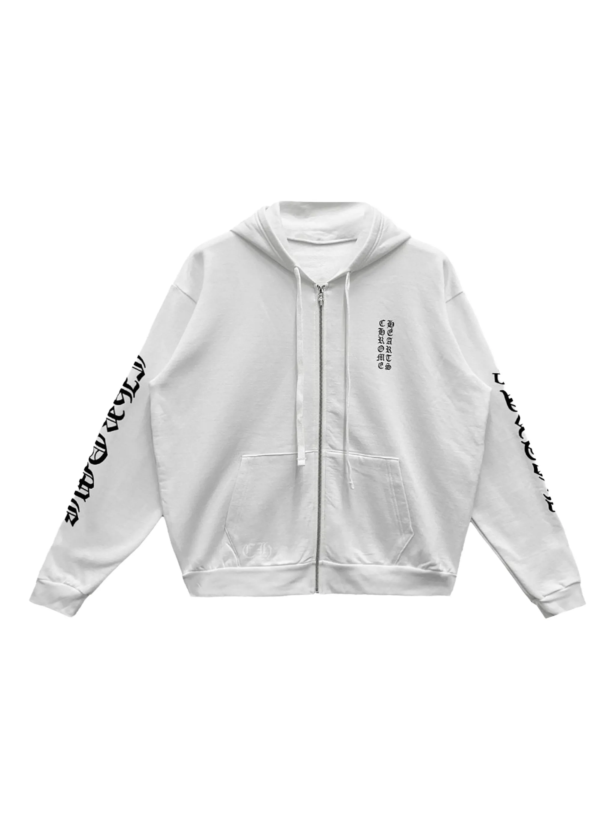 Худи на молнии с монограммой Chrome Hearts, белый
Худи на молнии с монограммой Chrome Hearts, белый