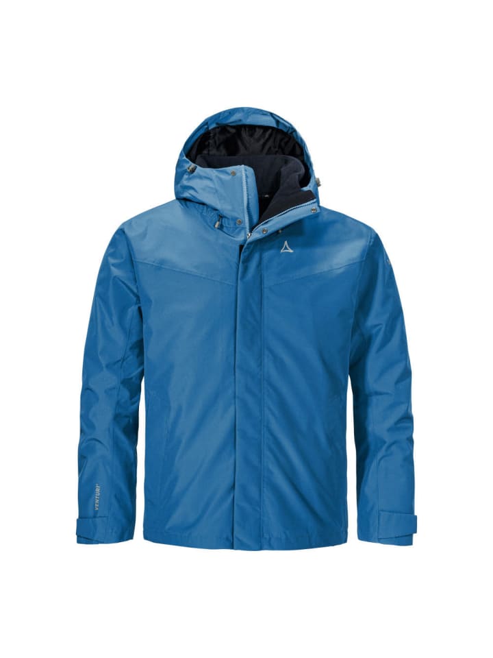 Комбинированная куртка синего цвета Schöffel
Комбинированная куртка синего цвета Schöffel