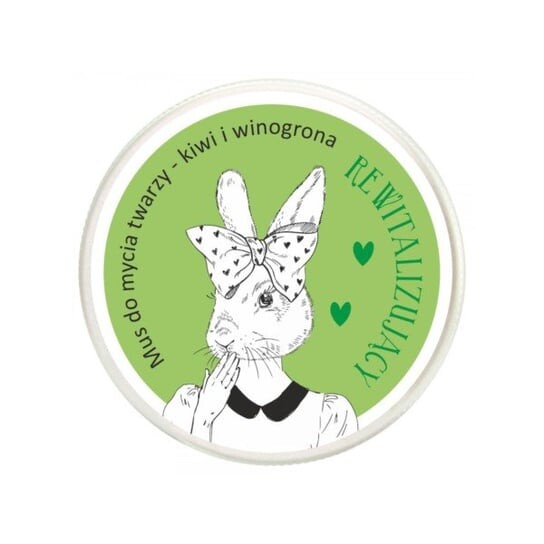 Очищающий мусс для лица «Киви Банни и виноград» LAQ 
Очищающий мусс для лица «Киви Банни и виноград» LAQ